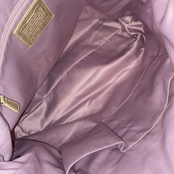 Coach Laura Signature Shoulder Tote Bag - Picture 10 of 11